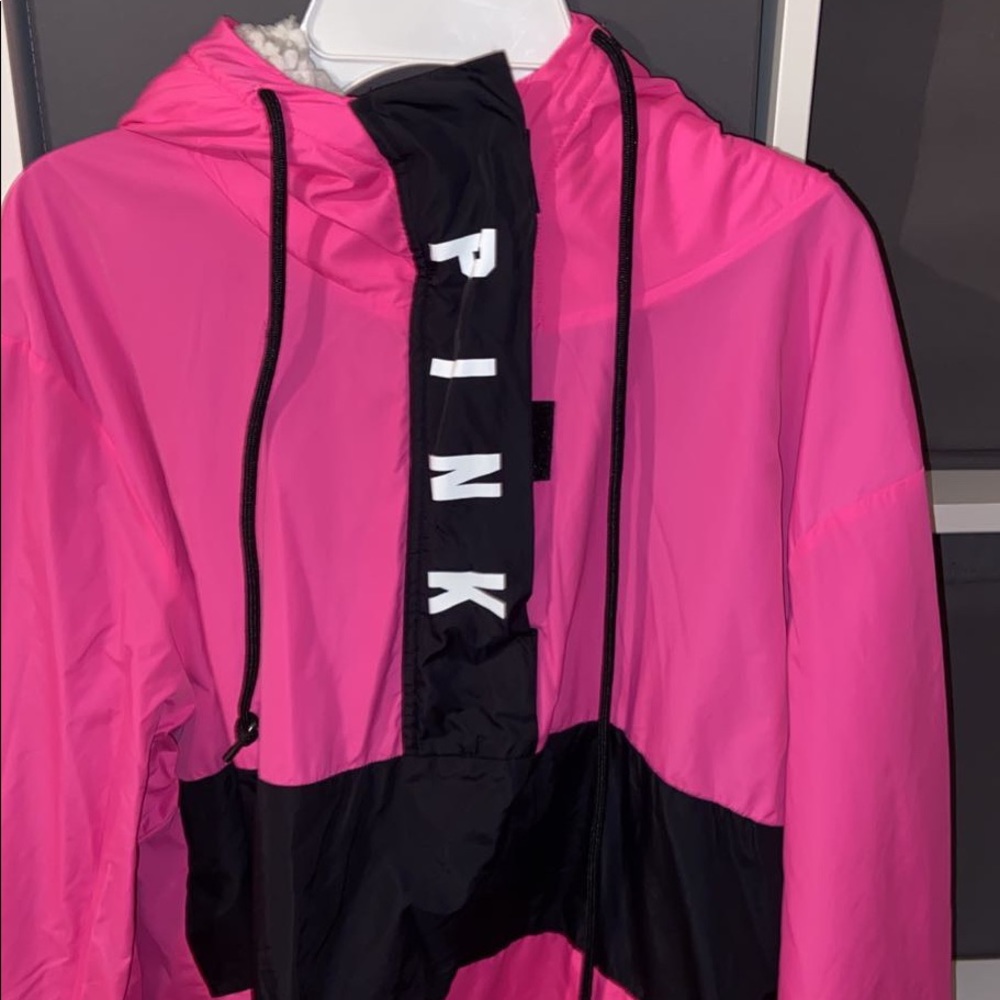 Pink windbreaker